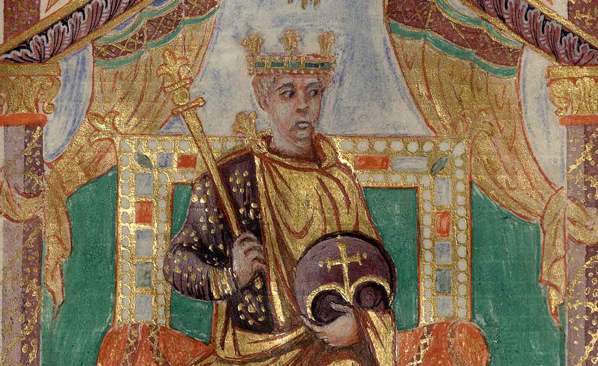 charles the bald psalter illumination