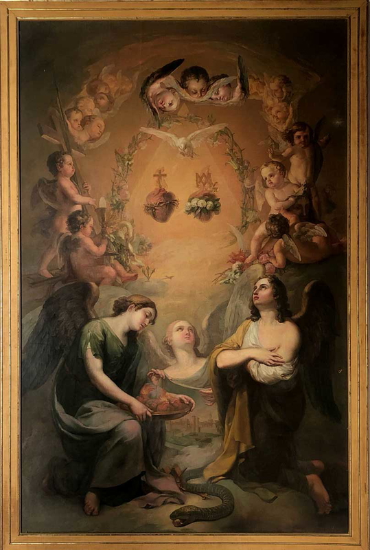christ mary sacred painting