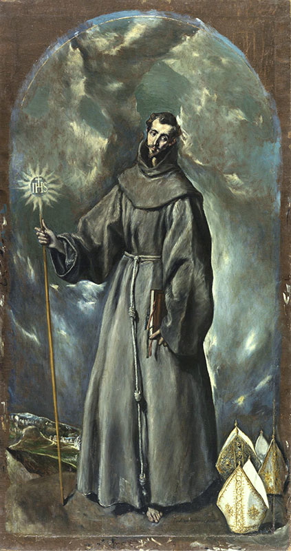 el greco saint bernardino painting
