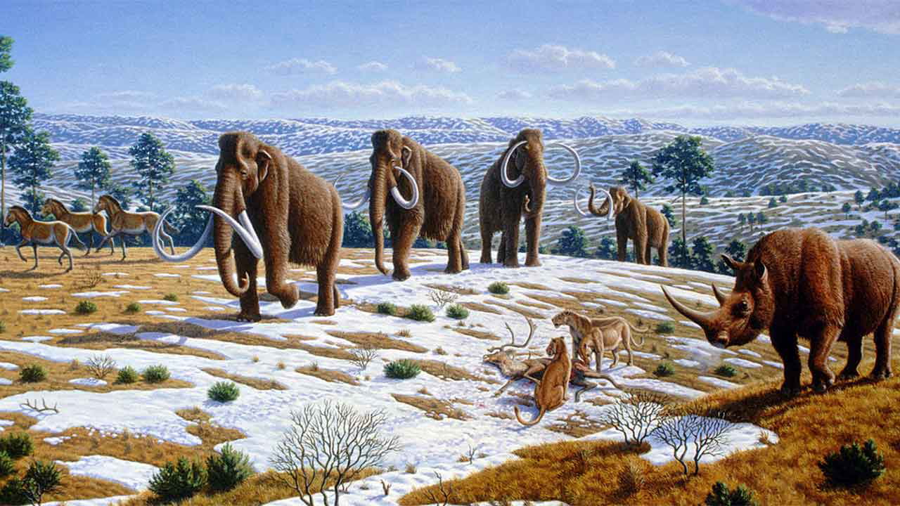 extinct animals ice age