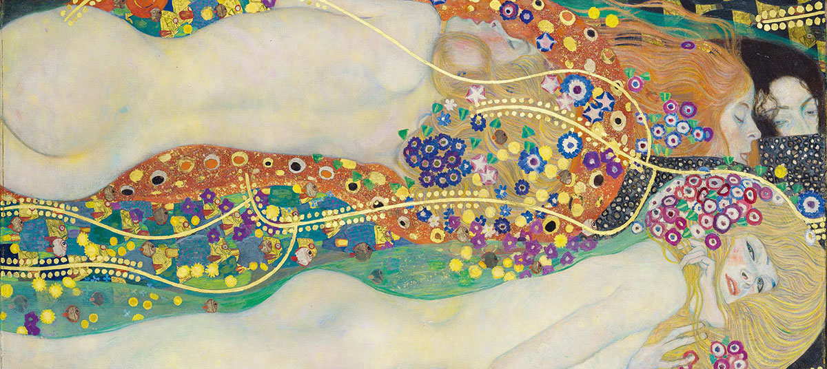 gustav klimt water serpents ii