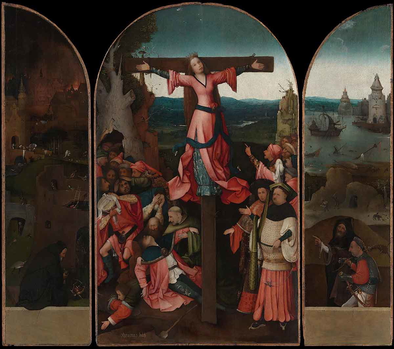 hieronymous bosch saint wilgefortis painting