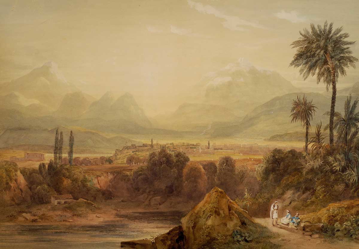 hugh william williams view thebes painting benaki museum
