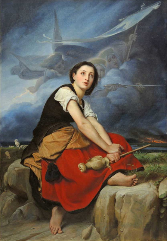 joan of arc voices leon francois benouville