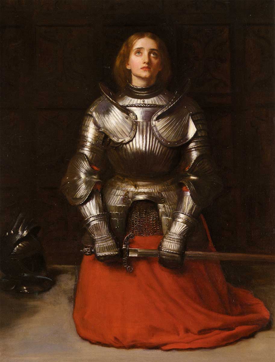 joan of arc john everett millais