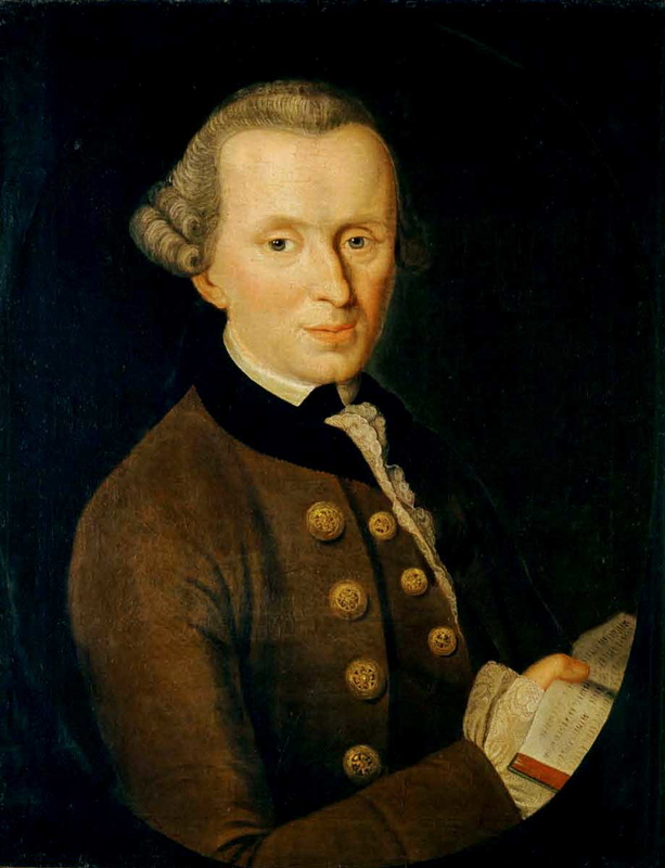 kant portrait oil painting