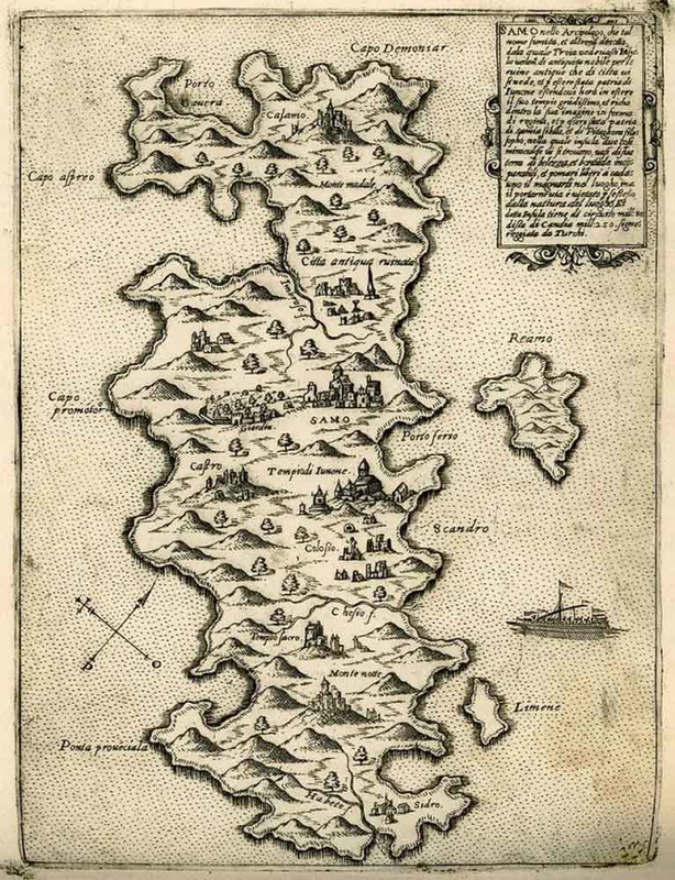 map of samos