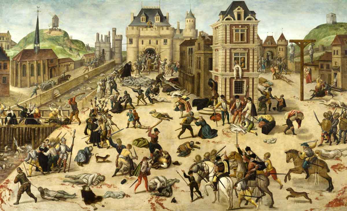 massacre saint barthelemy francois dubois painting