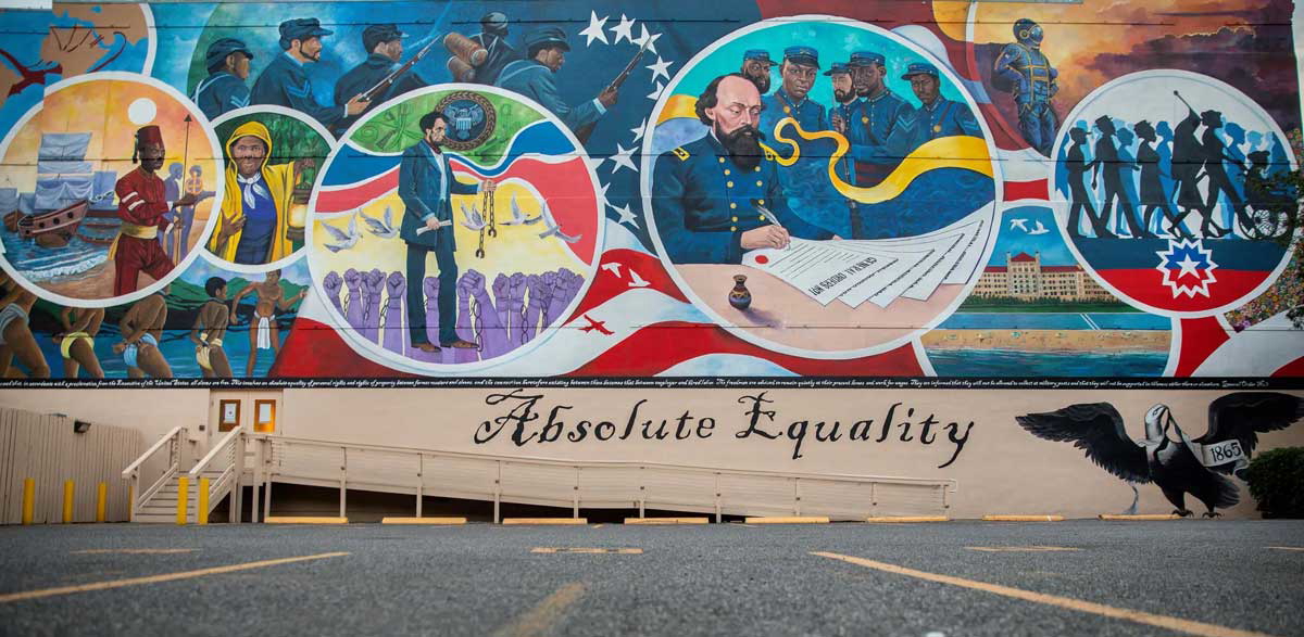mural for juneteenth galveston