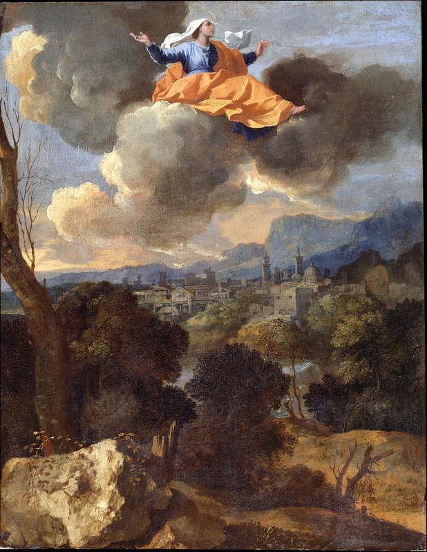 The Translation of Saint Rita of Casica by Nicolas Poussin