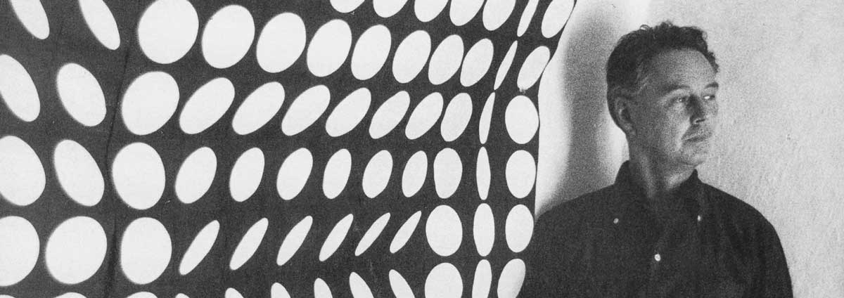 optical illusion art victor vasarely artist portrait