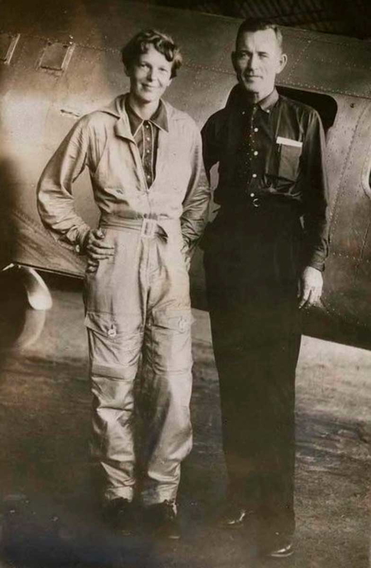 pilot amelia earhart navigator fred noonan