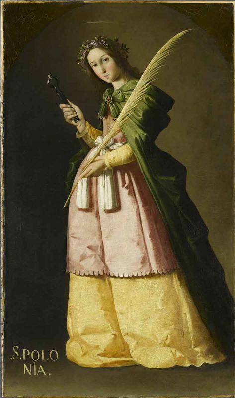 saint apollonia painting patron saint