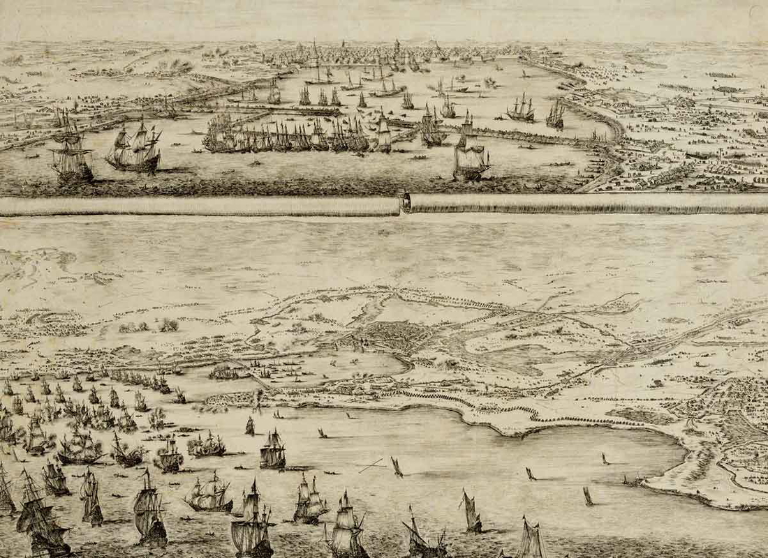 siege la rochelle etching paper