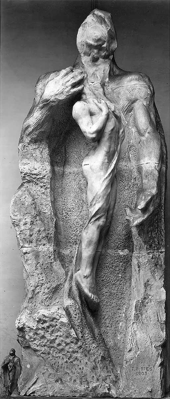 teresa ries soul returns to god sculpture