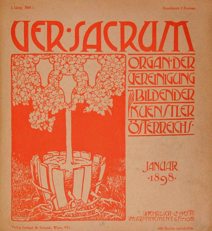 ver sacrum secession magazine cover