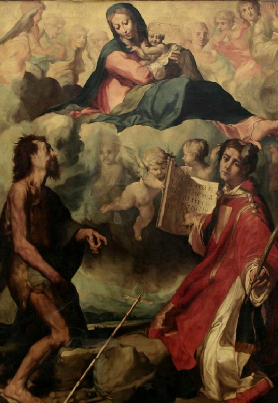 virgin in glory brounzos