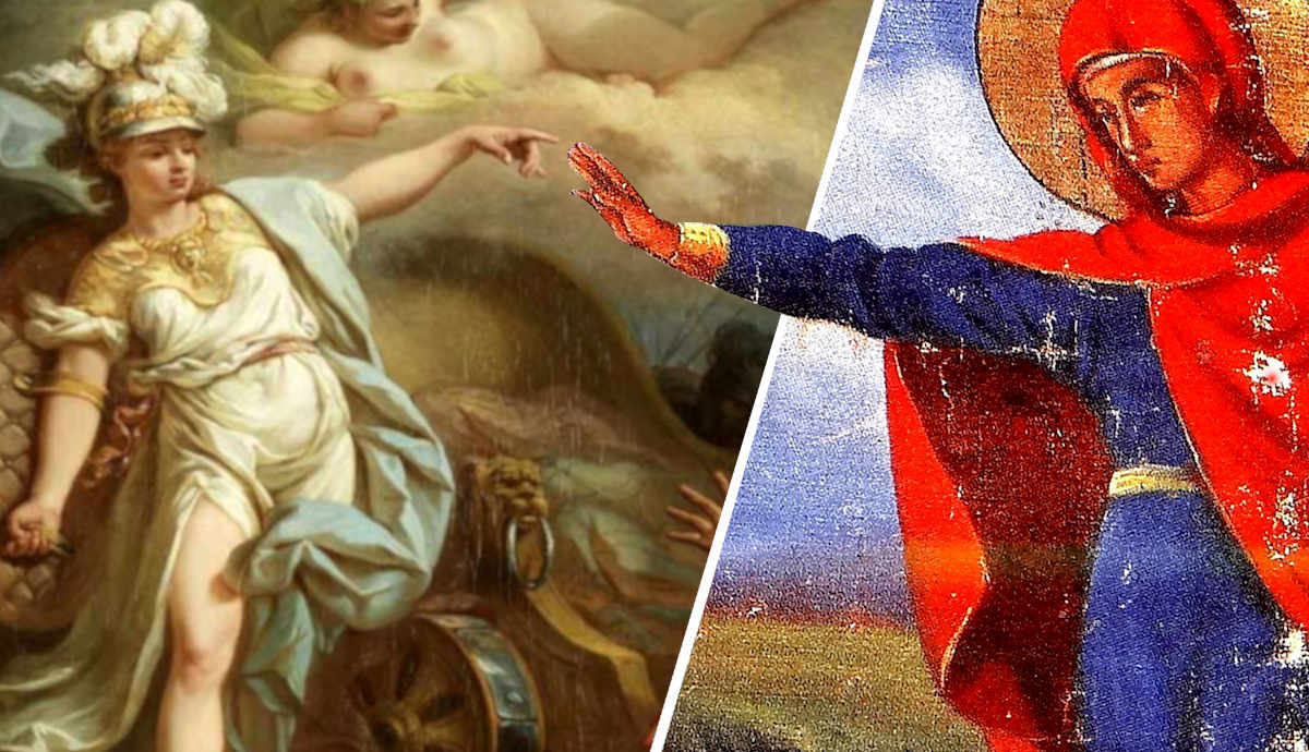 virgin mary athena