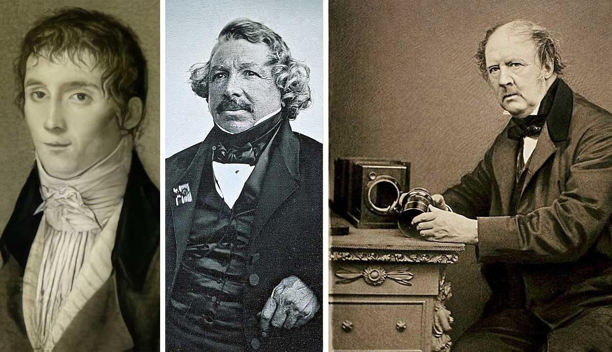 who invented the first camera niepce daguerre talbot