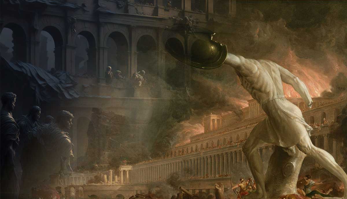 why the fall of rome is overrated