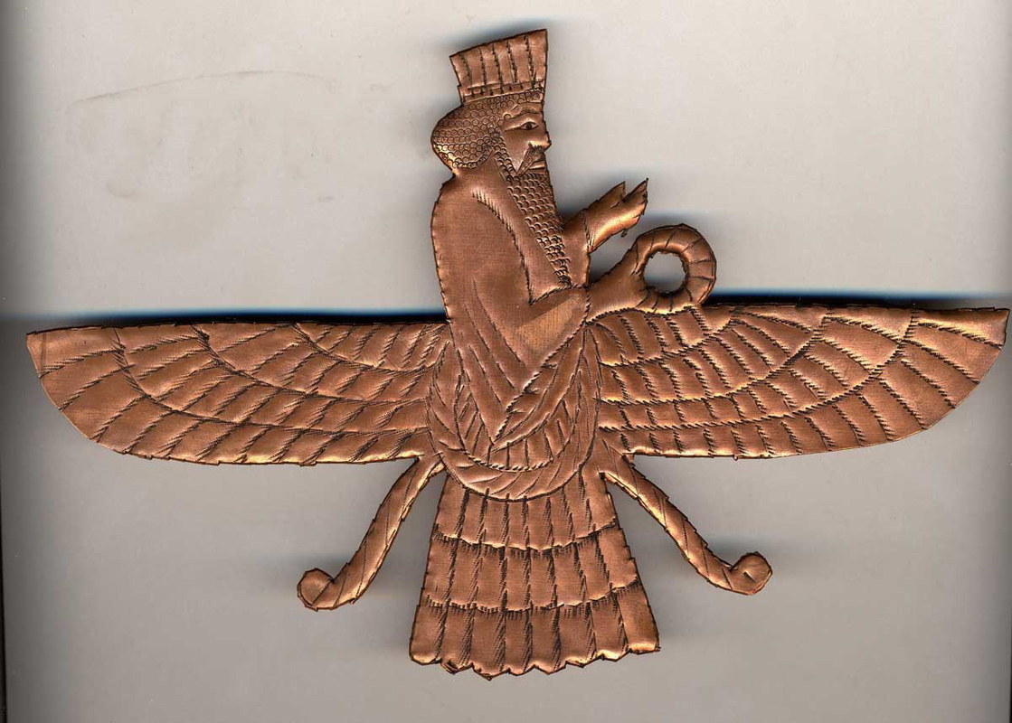 ahura mazda pendent