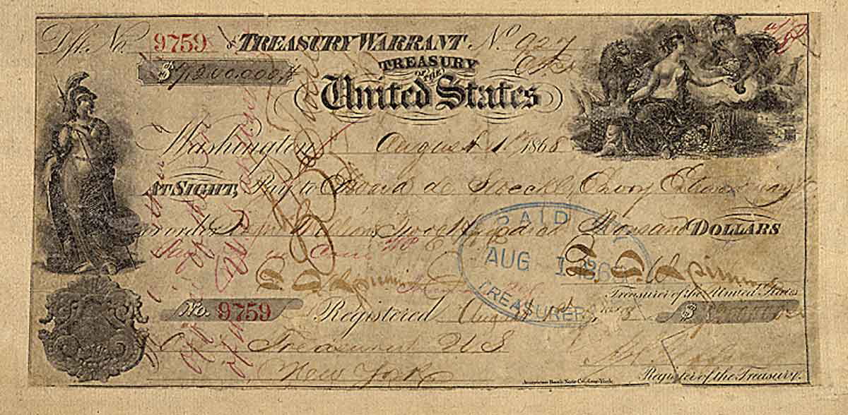 alaska treasury warrant