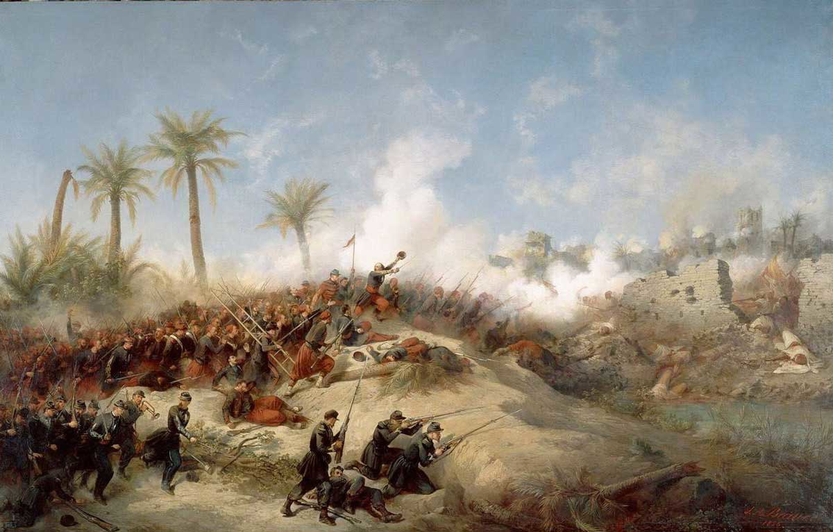 algerian war independence battle zaatcha