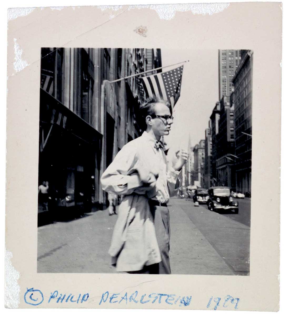 andy warhol 1949 new york philip pearlstein