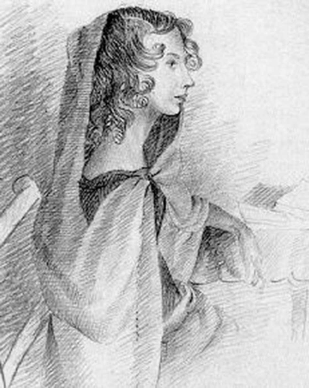 anne bronte sketch charlotte