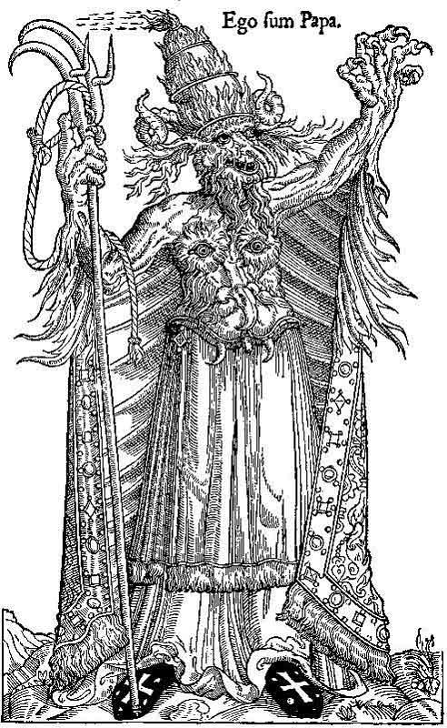 antipapal caricatures in the early modern period