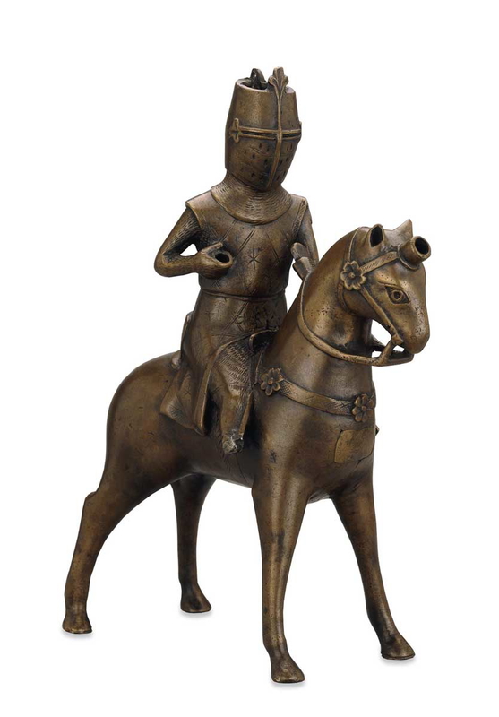 aquamanile copper knight kingdom of scots