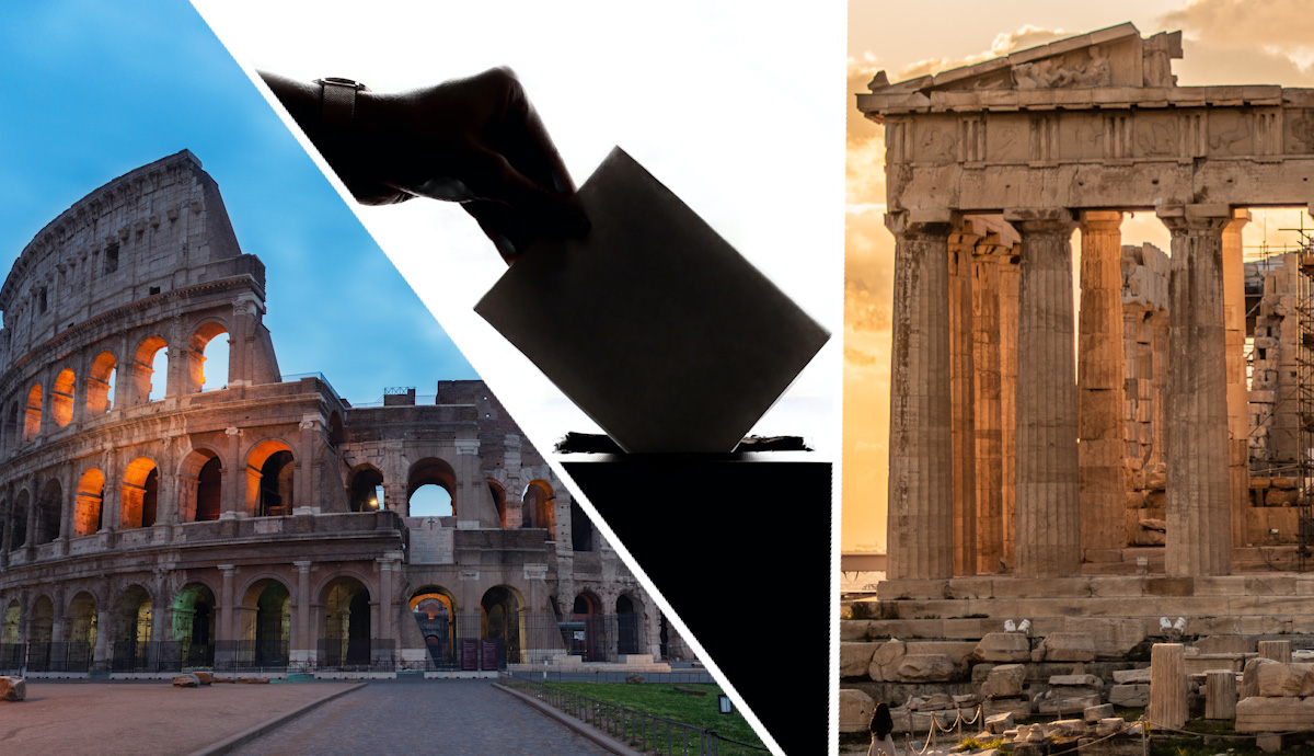 athenian democracy roman republic