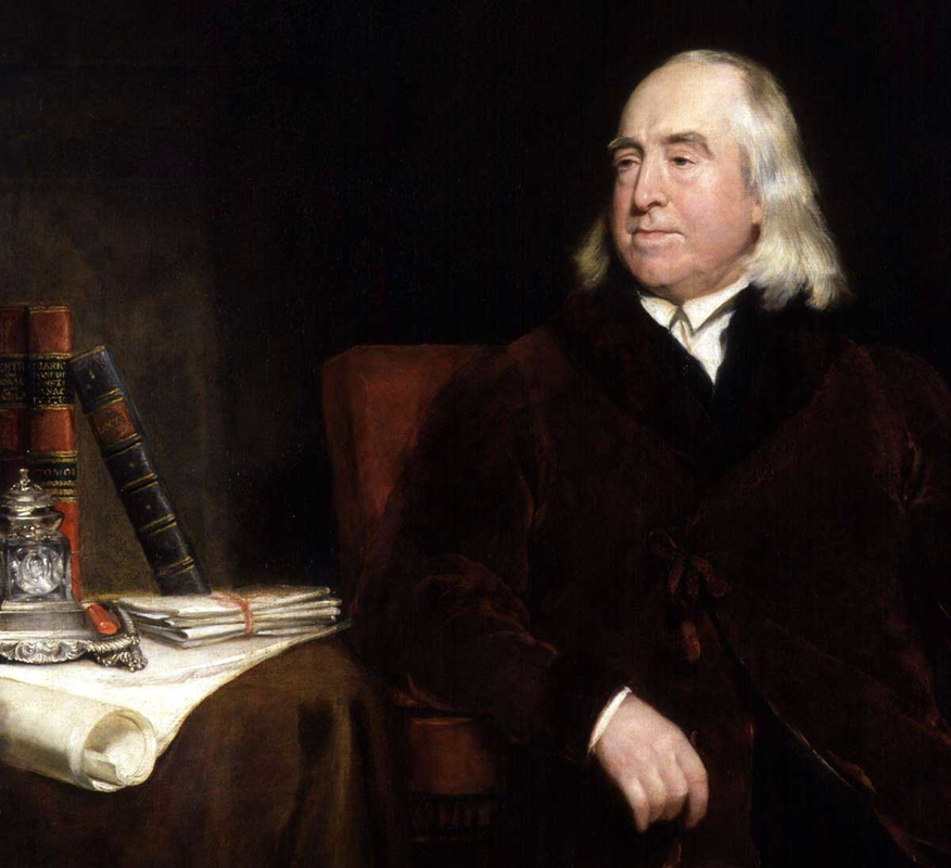 bentham portrait oil painting