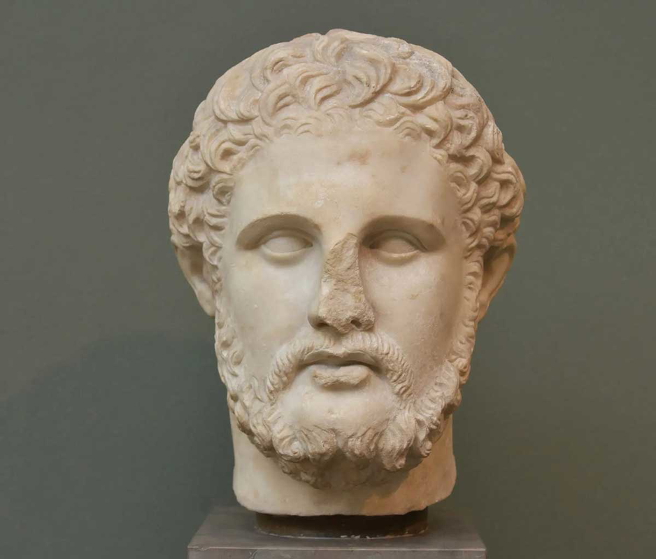 bust philip ii macedonia