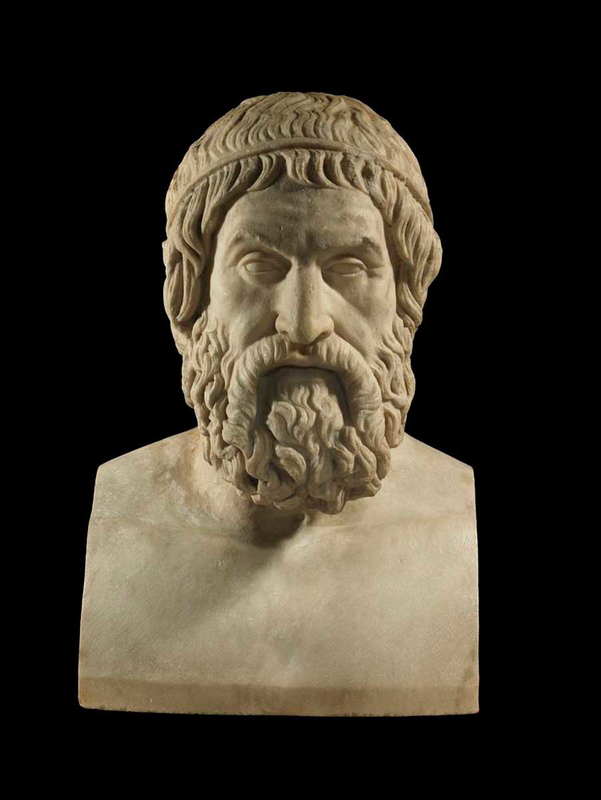 bust sophocles