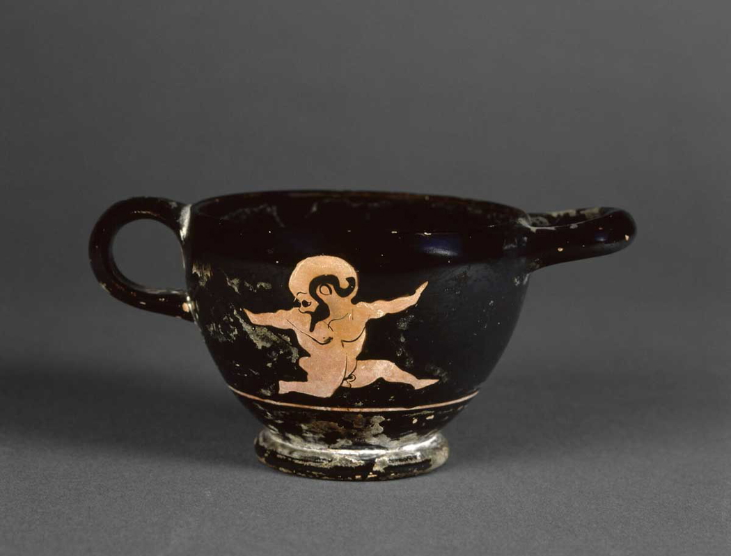 dwarf comical greek vase