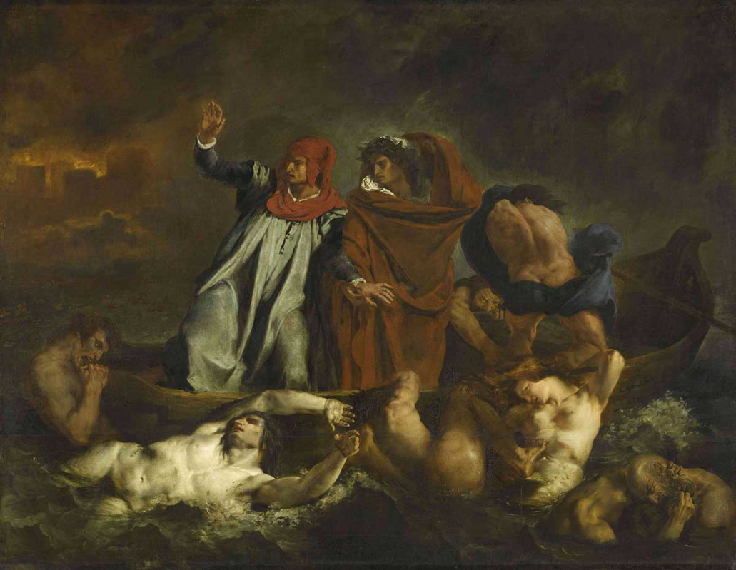eugene delacroix barque dante