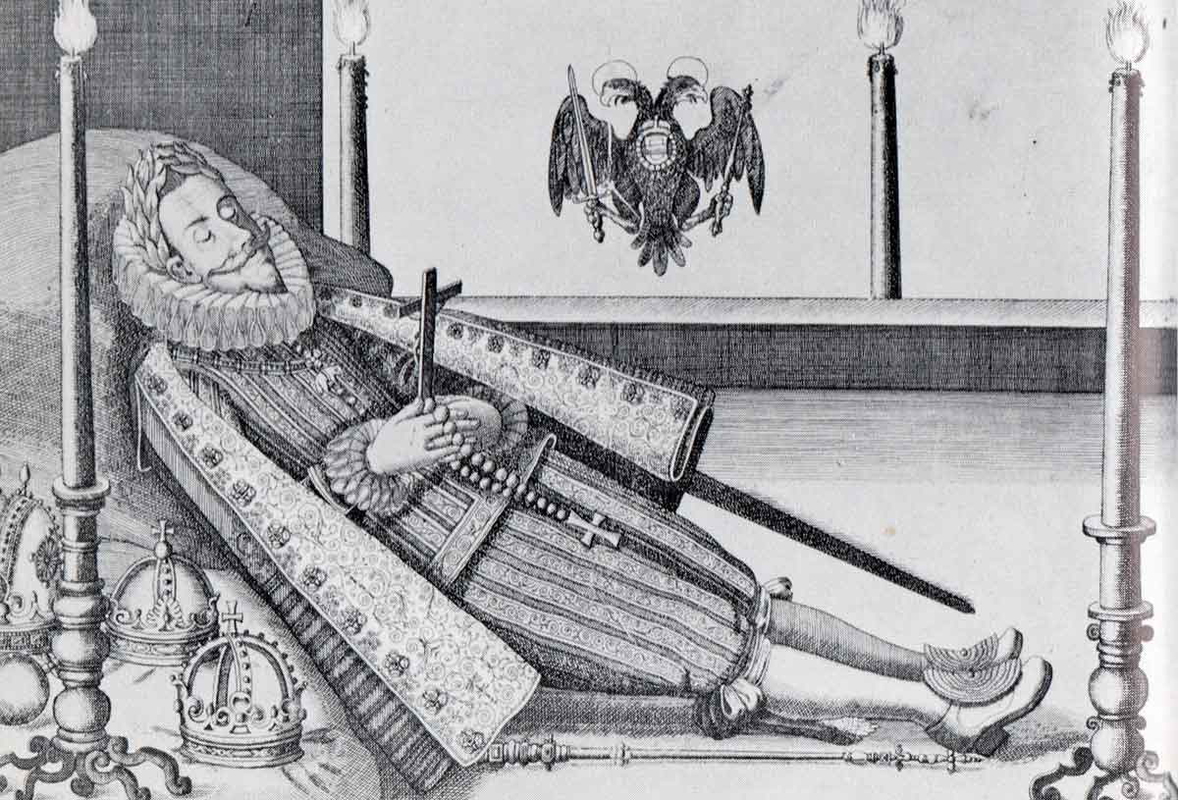 ferdinand II on his dearthbed