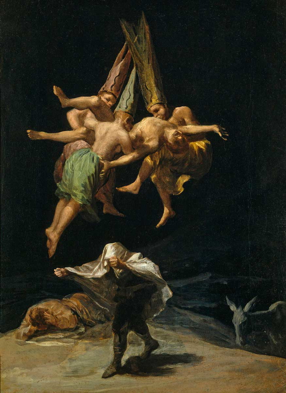 francisco goya flight painting 1797