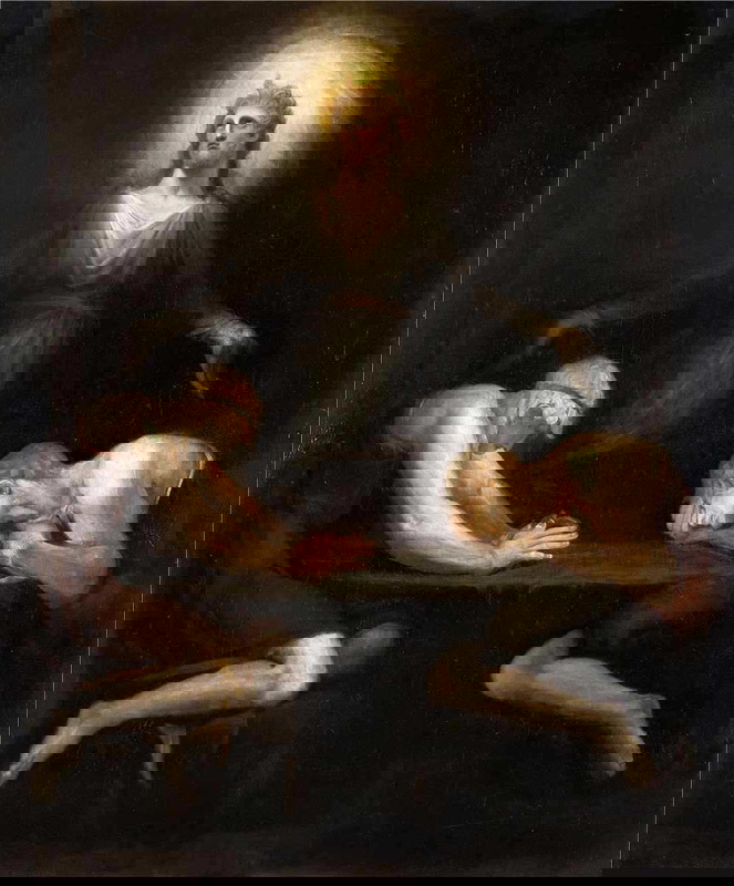 fuseli christ disappearing