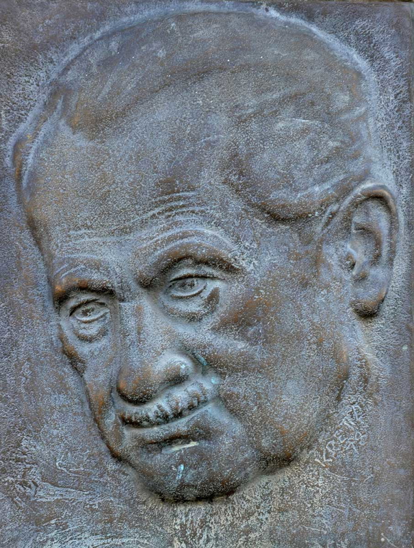 heidegger bronze plaque