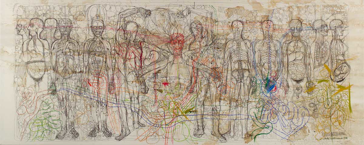 herman nitsch orgies mysteries theatre drawing