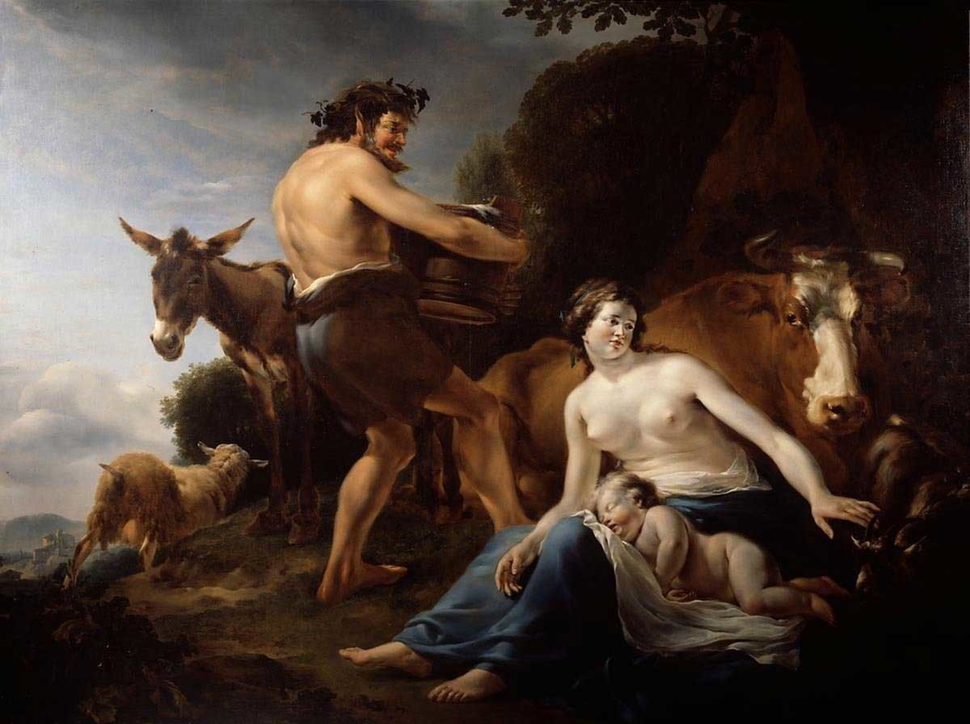 infancy of zeus painting