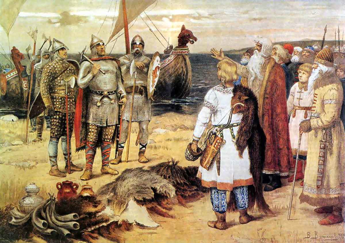 invitation varangians painting
