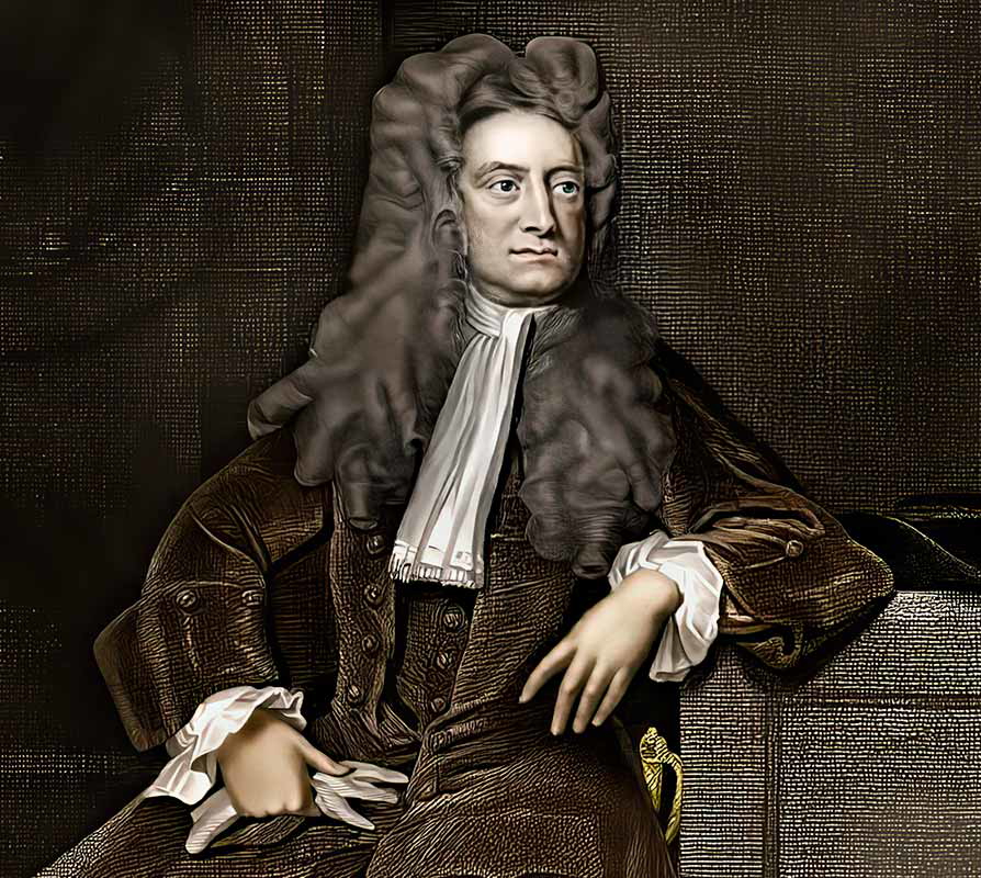 isaac newton portrait physics