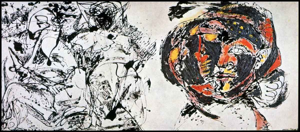 jackson pollock portrait and a dream