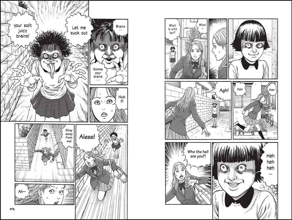 junji ito dissolving classroom panels