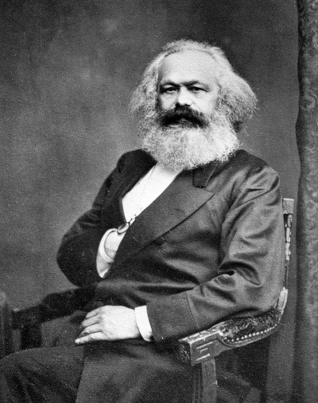 karl marx portrait