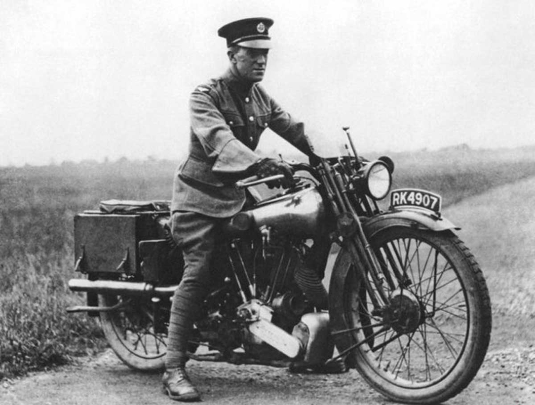 lawrence of arabia motorcycle photo