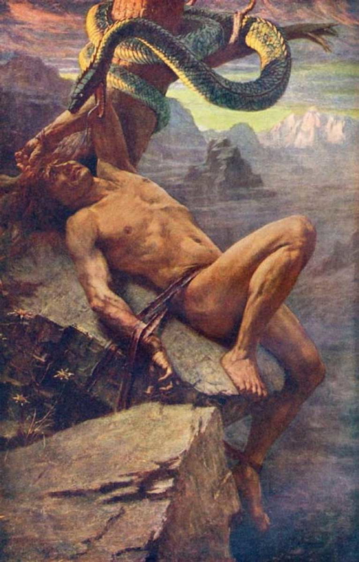 Loke Punished, by James Doyle Penrose, 1912